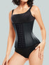 Women Waist Trainer Tummy Control Latex Underbust Waist Girdle Body Shaper 4 Hooks