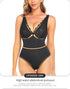Shapewear for Women V Neck Lace Stitching Bodysuit One Piece Thong Body Shaper Top