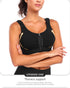 Zip Front Closure Everyday Bra for Women Post Surgery with Adjustable Straps Wirefree
