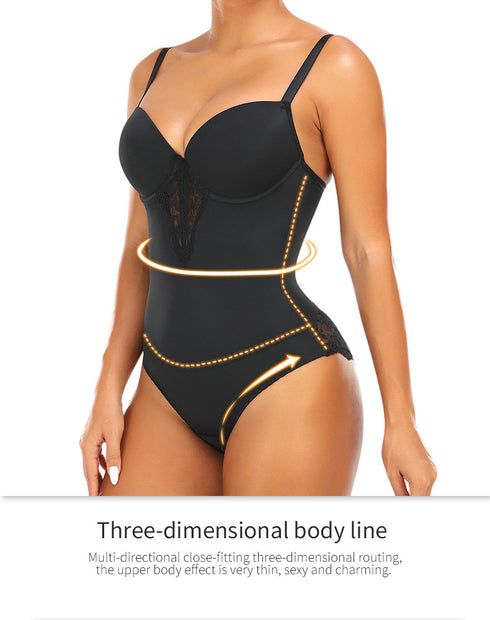 Shapewear for Women Tummy Control Thong Body Shaper Sculpting Snatched Waist Body Suit