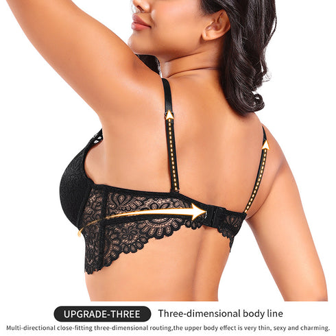 Women's Lace Nursing Bra Wirefree Padded Breastfeeding Maternity Bralette Cute More Coverage