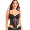 Women's Mesh Strapless Bodysuit Sleeveless Slim Fitted Tube Top Bodysuits