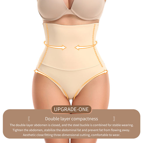 Shapewear Tummy Control Seamless High Waisted Body Shaper Waist Slimming Thong Underwear Girdle