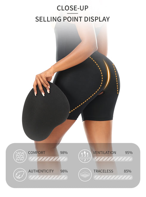 Women Shapewear Short Hip Pad Fake Butt Enhancer Lifter Tummy Control Panties