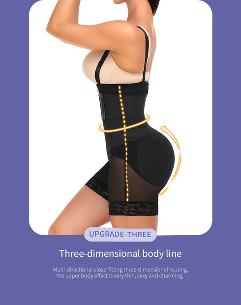Adjustable Buckle Straps Crotch Waist Crotch Rich Sponge Abdomen Body Shaping Body Sculpting Pants