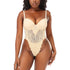 Shapewear for Women Backless Lace Bodysuit Thong Shaper Tank Top with Built-In Bra