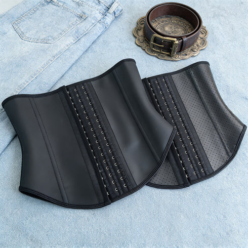 Womens' Waist Trainer Tummy Control Latex Slim Body Shaper Postpartum Belly Band Wrap
