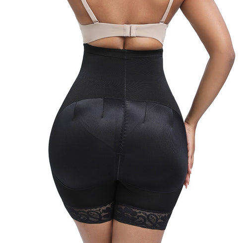 Shapewear for Women High Waisted Body Shaper Shorts Butt Lifting Zipper Double Layer Compression Shorts