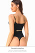 Shapewear for Women Deep V Neck Lace Bodysuit Shaper Tank Top with Built in Bra