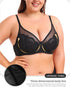 Women's Lace Push Up Bra Everyday Bras Adjustable Straps Comfort Bralettes