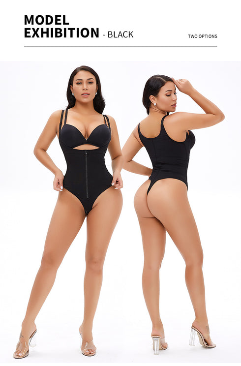 Fajas Colombianas Thong Bodysuit for Women Tummy Control Shapewear Body Shaper Compression Garment