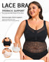 Push Up Bras for Women Lace Underwire Add One Cup Bra with Support Smoothing Bra
