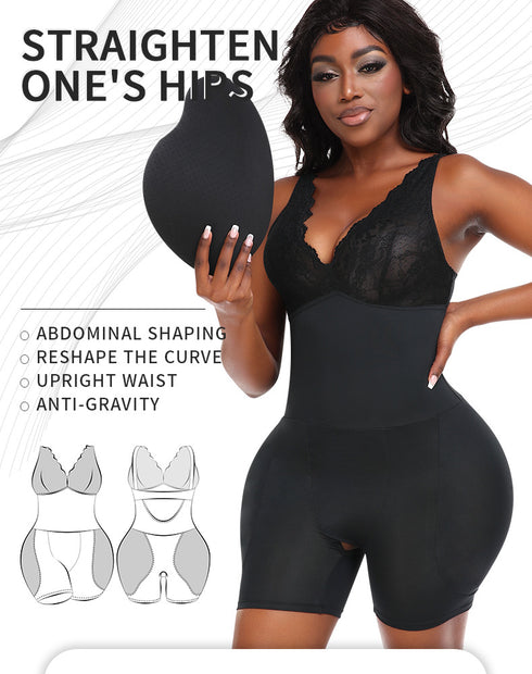 Women's Tummy Control Shapewear Plus Size Full Body Shaper Butt Lifter Thigh Slimmer Post Surgery Compression Bodysuit