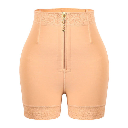 Butt Lifter Shapewear Tummy Control Shorts For Women With Hook Zipper Closure Body Shaper Wear
