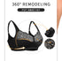 Women's Plus Size Unlined Underwire Lace Bra with Cushion Straps