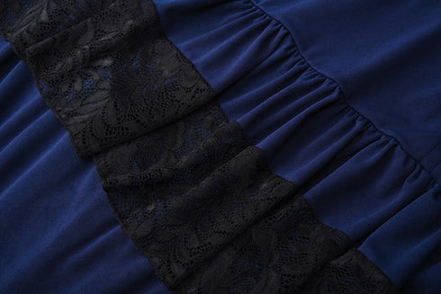 Classical Steampunk Gothic Lace Skirt For Corset