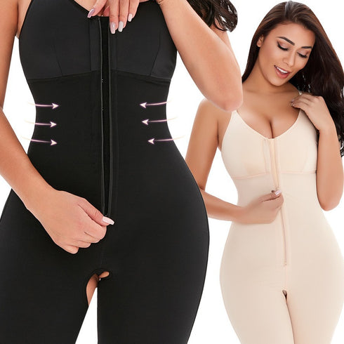 Fajas Colombianas Shapewear for Women Postpartum Tummy Control Body Shaper Butt Lifter Bodysuit