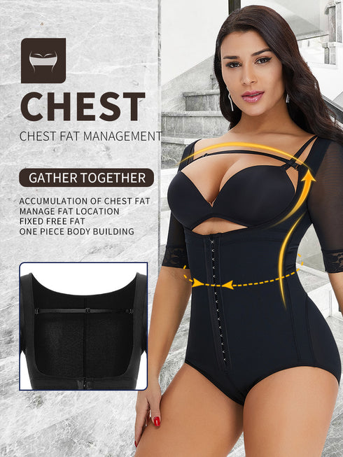 Plus Size Fajas Colombianas Moldeadoras High Compression Tummy Control Shapewear