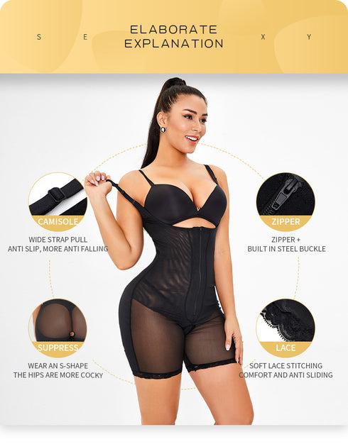 Colombianas Fajas Post Surgery Training With Adjustable Full Body Shapers Shapewear