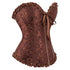 Women's Corset Bustier Top Sexy Lingerie Sets Black Red Overbust