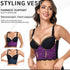 Lace Bralette for Women V Neck Bustier Tops with Underwired Racerback Crop Top