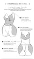Women's Tummy Control Shapewear Plus Size Full Body Shaper Butt Lifter Thigh Slimmer Bodysuit