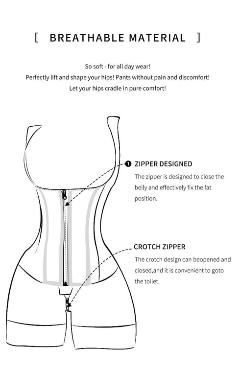 Shapewear for Women Girdle Butt Lifter Shaper Waist Trainer Bodysuit