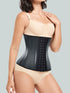 Women Waist Trainer Tummy Control Latex Underbust Waist Girdle Body Shaper 4 Hooks