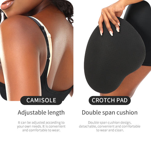 Women Shapewear Short Hip Pad Fake Butt Enhancer Lifter Tummy Control Panties