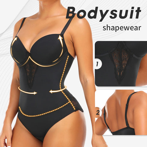 Shapewear for Women Tummy Control Thong Body Shaper Sculpting Snatched Waist Body Suit