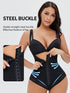 Women's Zipper Thong Shapewear Tummy Control Body Shaper High Waisted Spaghetti Strap Compression Underwear