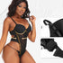 Shapewear for Women Backless Lace Bodysuit Thong Shaper Tank Top with Built-In Bra