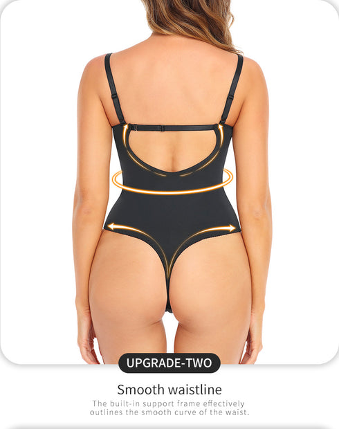Lace Bodysuit for Women Tummy Control Shapewear One Piece Body Shaper Thongs