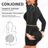 Women Long Sleeve Workout Jumpsuit Romper Bottom Shorts Bodysuit Bodycon One Piece