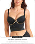 Plus Size Big Breast Full Back Coverage Bra Fat Deep Cup Shape Bra Wireless Push up Bra