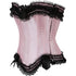 Plus Size Corset Top for Women Bustier Lace up Gothic Burlesque Costume