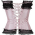 Plus Size Corset Top for Women Bustier Lace up Gothic Burlesque Costume