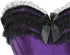 Plus Size Corset Top for Women Bustier Lace up Gothic Burlesque Costume