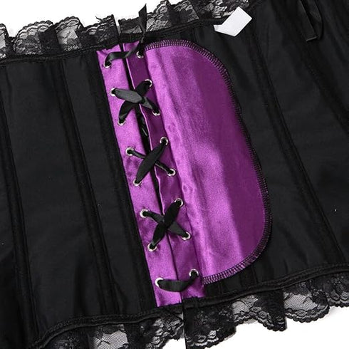 Plus Size Corsets for Women Floral Overbust Corset Top Bustier