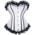 Plus Size Corsets for Women Floral Overbust Corset Top Bustier