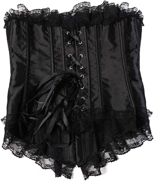 Plus Size Corsets for Women Floral Overbust Corset Top Bustier