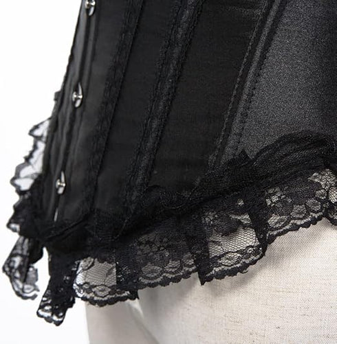 Plus Size Corsets for Women Floral Overbust Corset Top Bustier