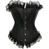 Plus Size Corsets for Women Floral Overbust Corset Top Bustier