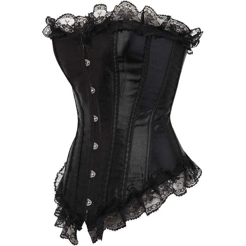 Plus Size Corsets for Women Floral Overbust Corset Top Bustier