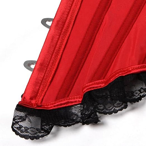 Plus Size Corsets for Women Floral Overbust Corset Top Bustier