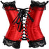 Plus Size Corsets for Women Floral Overbust Corset Top Bustier