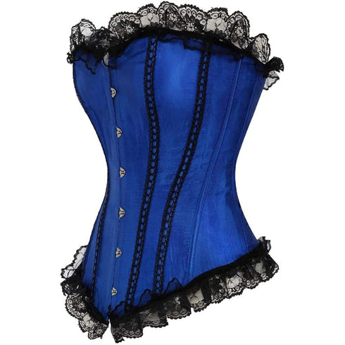 Plus Size Corsets for Women Floral Overbust Corset Top Bustier