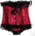 Plus Size Corsets for Women Floral Overbust Corset Top Bustier