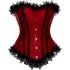 Plus Size Corsets for Women Floral Overbust Corset Top Bustier