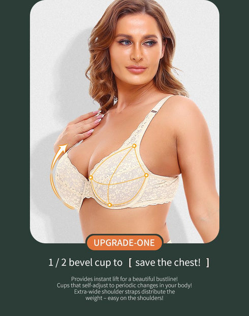 Plus Size Fashion Deep Cup Plus Size Bra Big Breast Of Women Sexy Bra